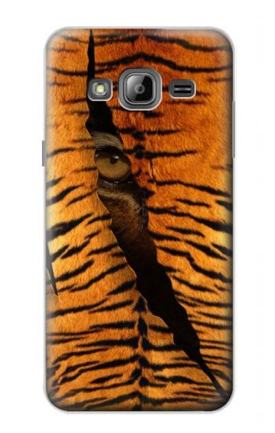 S3951 Tiger Eye Tear Marks Case Cover Custodia per Samsung Galaxy J3 (2016)
