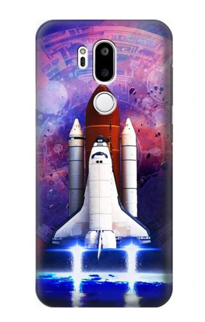 S3913 Colorful Nebula Space Shuttle Case Cover Custodia per LG G7 ThinQ