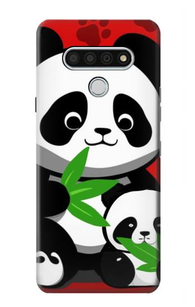 S3929 Cute Panda Eating Bamboo Case Cover Custodia per LG Stylo 6