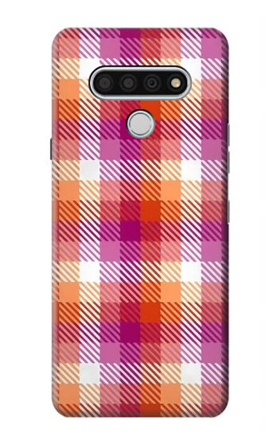 S3941 LGBT Lesbian Pride Flag Plaid Case Cover Custodia per LG Stylo 6