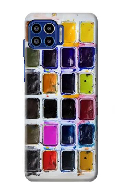 S3956 Watercolor Palette Box Graphic Case Cover Custodia per Motorola One 5G