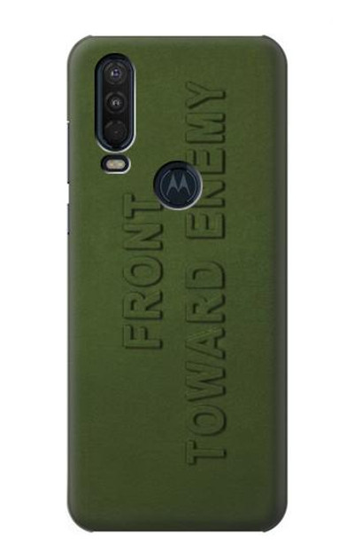 S3936 Front Toward Enermy Case Cover Custodia per Motorola One Action (Moto P40 Power)