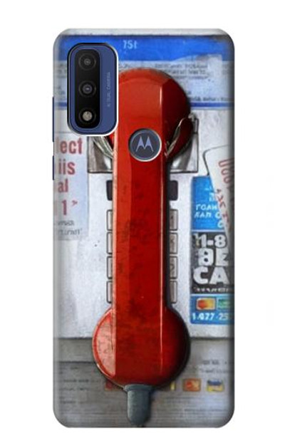 S3925 Collage Vintage Pay Phone Case Cover Custodia per Motorola G Pure