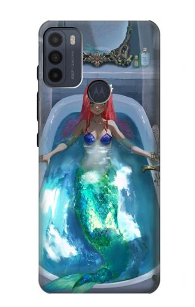 S3912 Cute Little Mermaid Aqua Spa Case Cover Custodia per Motorola Moto G50