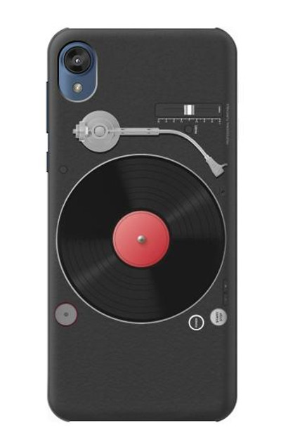 S3952 Turntable Vinyl Record Player Graphic Case Cover Custodia per Motorola Moto E6, Moto E (6th Gen)