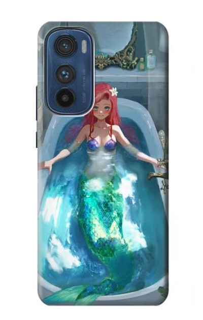 S3911 Cute Little Mermaid Aqua Spa Case Cover Custodia per Motorola Edge 30