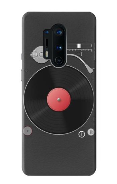 S3952 Turntable Vinyl Record Player Graphic Case Cover Custodia per OnePlus 8 Pro