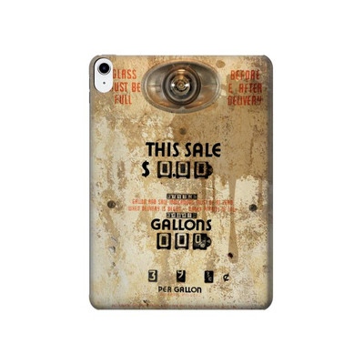 S3954 Vintage Gas Pump Case Cover Custodia per iPad 10.9 (2025,2022)