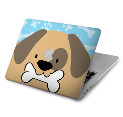 S2669 Cute Dog Paws Bones Cartoon Case Cover Custodia per MacBook Air 15″ (2023,2024,2025) - A2941, A3114, A3241