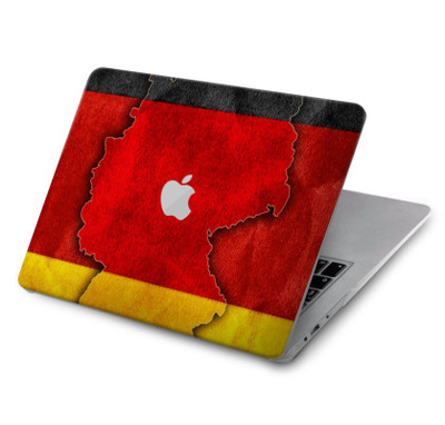 S2935 Germany Flag Map Case Cover Custodia per MacBook Air 15″ (2023,2024) - A2941, A3114