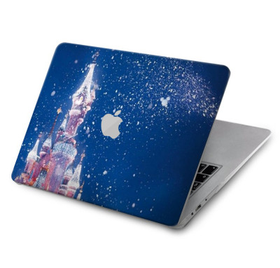 S3282 Santa Xmas Castle Case Cover Custodia per MacBook Air 15″ (2023,2024) - A2941, A3114