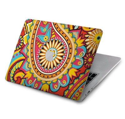 S3402 Floral Paisley Pattern Seamless Case Cover Custodia per MacBook Air 15″ (2023,2024) - A2941, A3114