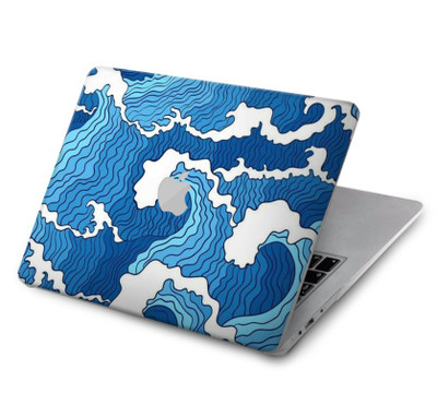 S3901 Aesthetic Storm Ocean Waves Case Cover Custodia per MacBook Air 15″ (2023,2024) - A2941, A3114