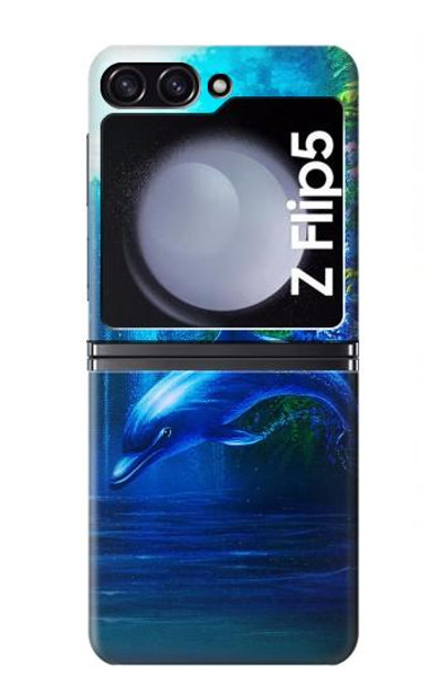 S0385 Dolphin Case Cover Custodia per Samsung Galaxy Z Flip 5