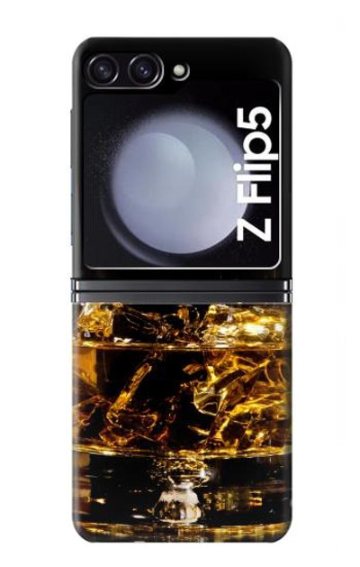 S2742 Ice Whiskey Whisky Glass Case Cover Custodia per Samsung Galaxy Z Flip 5