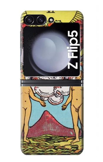 S2763 Lovers Tarot Card Case Cover Custodia per Samsung Galaxy Z Flip 5