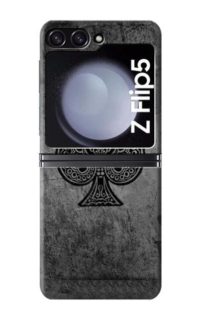 S3446 Black Ace Spade Case Cover Custodia per Samsung Galaxy Z Flip 5