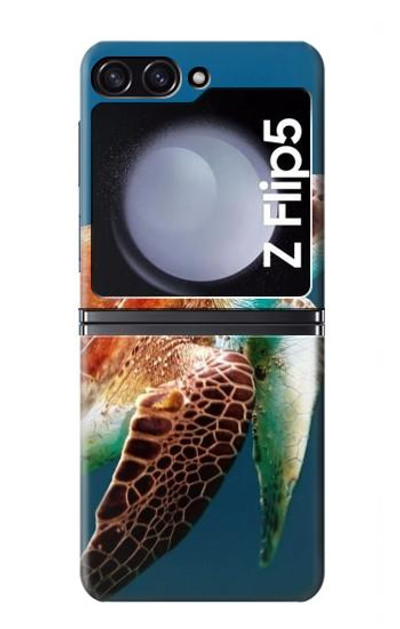 S3497 Green Sea Turtle Case Cover Custodia per Samsung Galaxy Z Flip 5