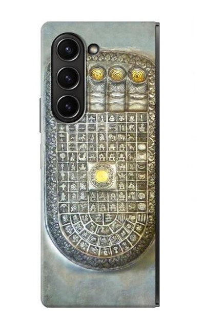 S1484 Buddha Footprint Case Cover Custodia per Samsung Galaxy Z Fold 5