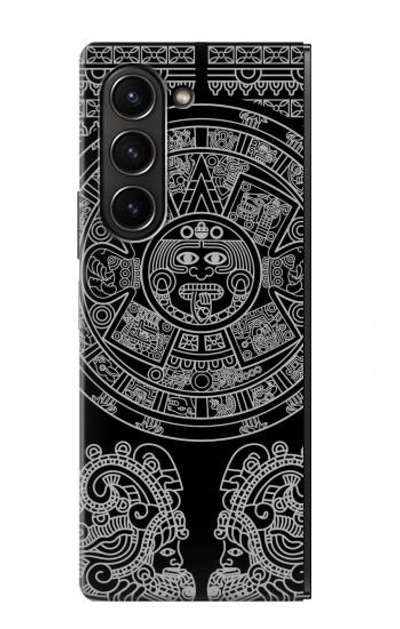 S1838 Mayan Pattern Case Cover Custodia per Samsung Galaxy Z Fold 5