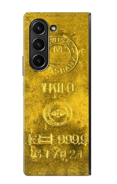 S2618 One Kilo Gold Bar Case Cover Custodia per Samsung Galaxy Z Fold 5