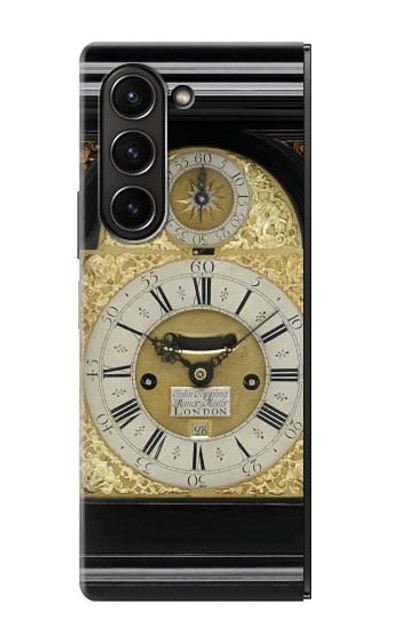 S3144 Antique Bracket Clock Case Cover Custodia per Samsung Galaxy Z Fold 5