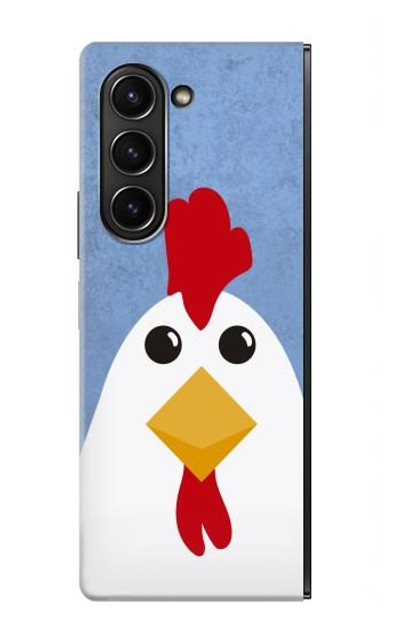 S3254 Chicken Cartoon Case Cover Custodia per Samsung Galaxy Z Fold 5