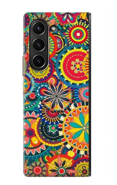 S3272 Colorful Pattern Case Cover Custodia per Samsung Galaxy Z Fold 5