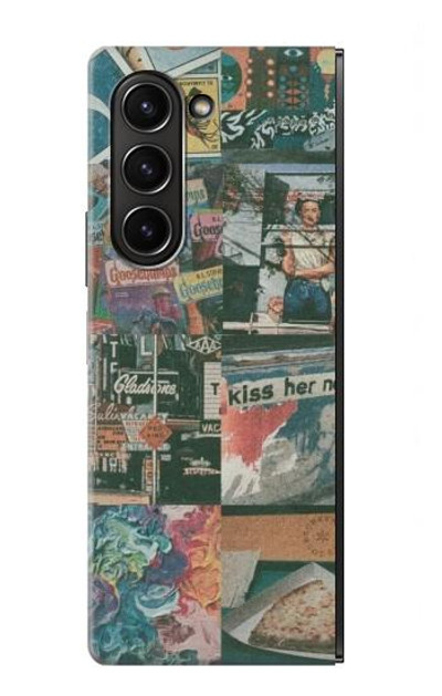 S3909 Vintage Poster Case Cover Custodia per Samsung Galaxy Z Fold 5