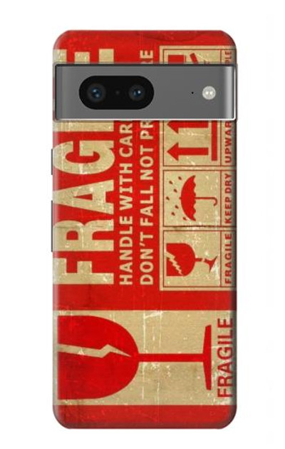 S3552 Vintage Fragile Label Art Case Cover Custodia per Google Pixel 7a