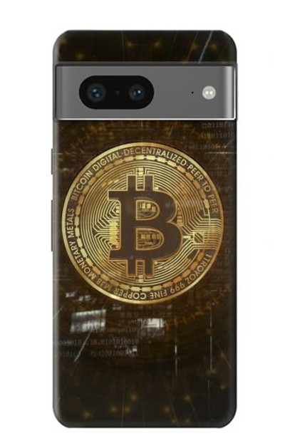S3798 Cryptocurrency Bitcoin Case Cover Custodia per Google Pixel 7a