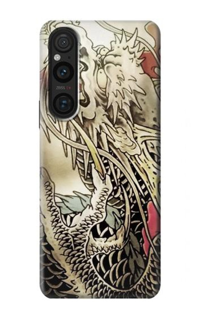 S0122 Yakuza Tattoo Case Cover Custodia per Sony Xperia 1 V