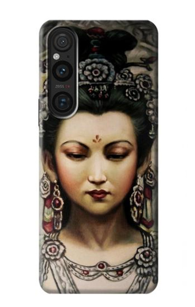 S0681 Guan Yin Case Cover Custodia per Sony Xperia 1 V S0681 Guan Yin Case Cover Custodia per Sony Xperia 1 V