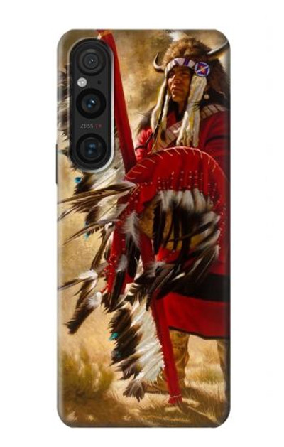 S0817 Red Indian Case Cover Custodia per Sony Xperia 1 V S0817 Red Indian Case Cover Custodia per Sony Xperia 1 V