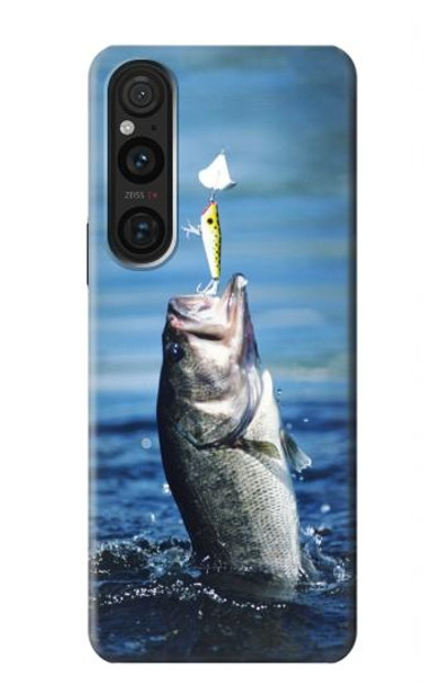 S1594 Bass Fishing Case Cover Custodia per Sony Xperia 1 V