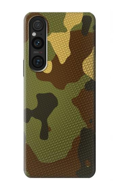 S1602 Camo Camouflage Graphic Printed Case Cover Custodia per Sony Xperia 1 V S1602 Camo Camouflage Graphic Printed Case Cover Custodia per Sony Xperia 1 V