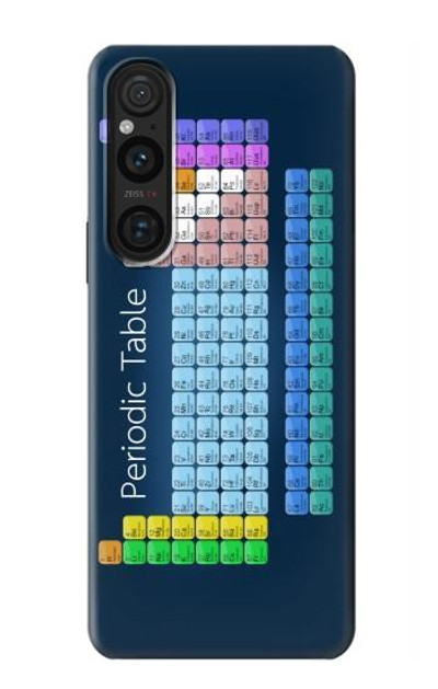 S1847 Periodic Table Case Cover Custodia per Sony Xperia 1 V
