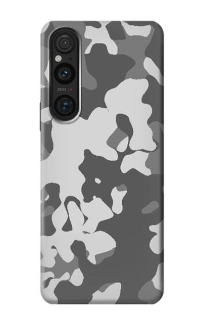 S2186 Gray Camo Camouflage Graphic Printed Case Cover Custodia per Sony Xperia 1 V