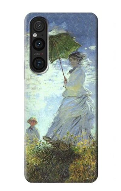 S2415 Claude Monet Woman with a Parasol Case Cover Custodia per Sony Xperia 1 V