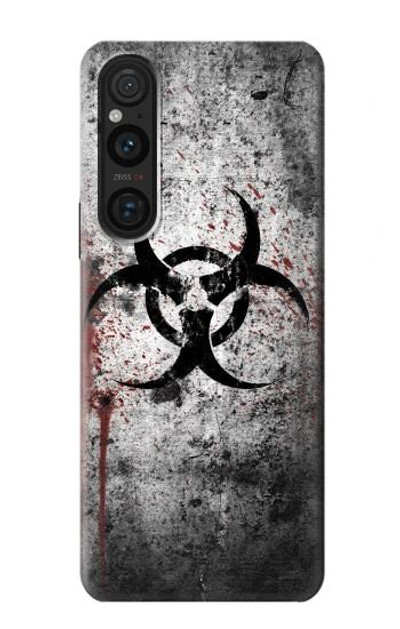 S2440 Biohazards Biological Hazard Case Cover Custodia per Sony Xperia 1 V S2440 Biohazards Biological Hazard Case Cover Custodia per Sony Xperia 1 V