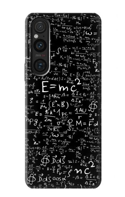 S2574 Mathematics Physics Blackboard Equation Case Cover Custodia per Sony Xperia 1 V
