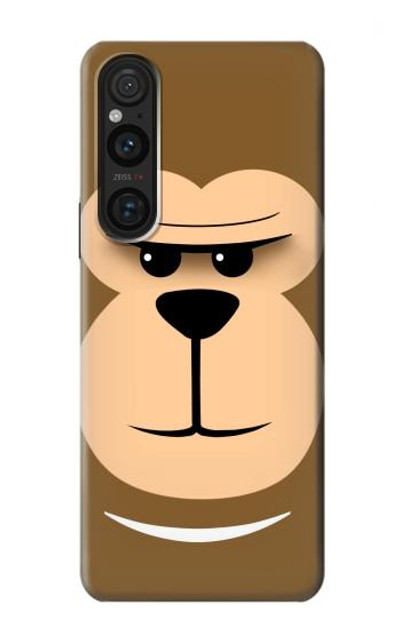 S2721 Cute Grumpy Monkey Cartoon Case Cover Custodia per Sony Xperia 1 V