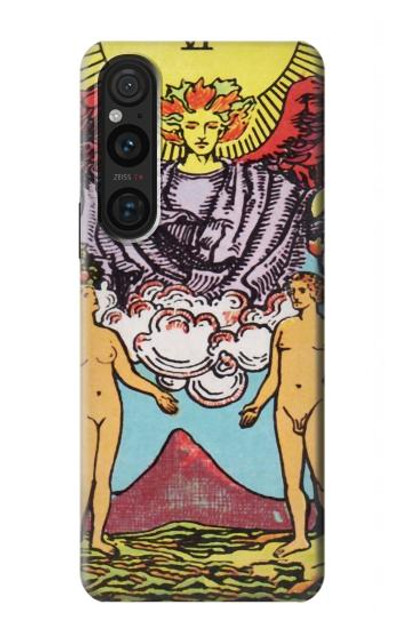 S2763 Lovers Tarot Card Case Cover Custodia per Sony Xperia 1 V