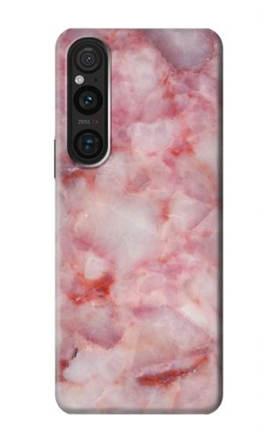 S2843 Pink Marble Texture Case Cover Custodia per Sony Xperia 1 V