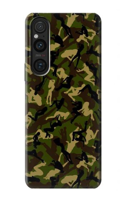 S3356 Sexy Girls Camo Camouflage Case Cover Custodia per Sony Xperia 1 V