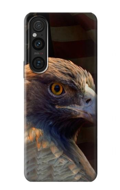 S3376 Eagle American Flag Case Cover Custodia per Sony Xperia 1 V