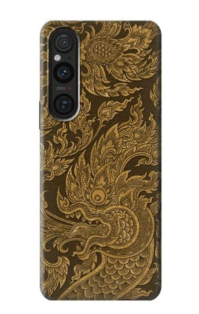 S3382 Thai Art Naga Case Cover Custodia per Sony Xperia 1 V