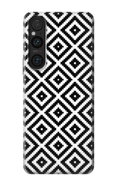 S3424 Ruta Pattern Case Cover Custodia per Sony Xperia 1 V