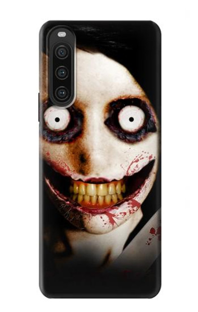 S1344 Jeff the Killer Case Cover Custodia per Sony Xperia 10 V S1344 Jeff the Killer Case Cover Custodia per Sony Xperia 10 V