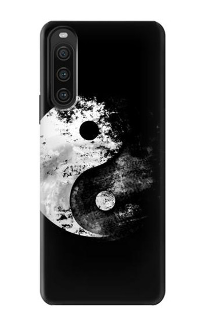 S1372 Moon Yin-Yang Case Cover Custodia per Sony Xperia 10 V S1372 Moon Yin-Yang Case Cover Custodia per Sony Xperia 10 V